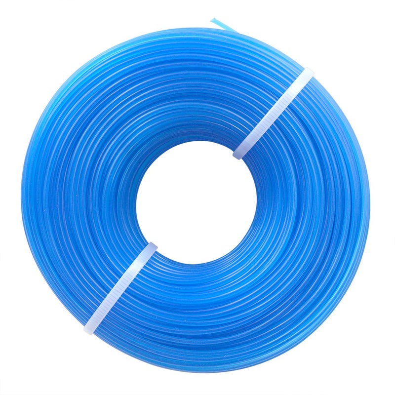 Akuoly Grass Trimmer Line 328ft .065'' Weed Trimmer Spool Replacement, Nylon Material for String Trimmers, 1.6mm Diameter, Blue - Image 1